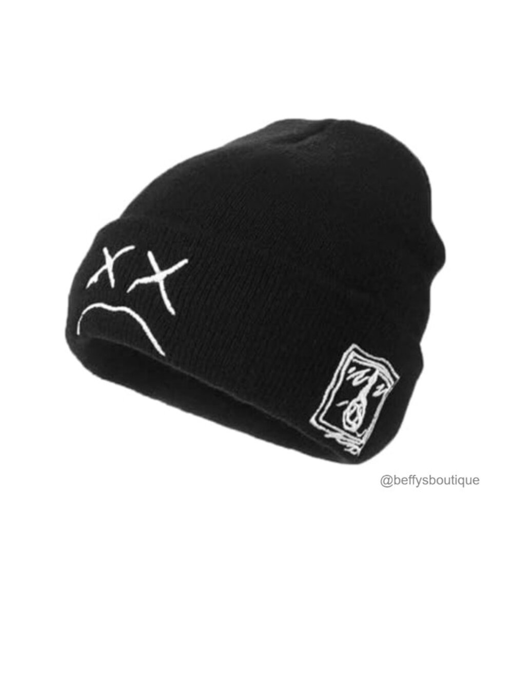 Unbranded Knit Beanie Hat Winter Warm Skullcap Casual Embroidered
